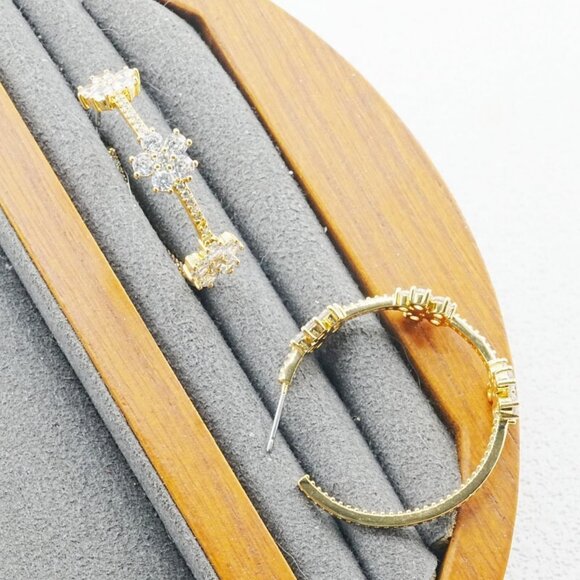 Kate Spade Three-Flower Earrings - Picture 2 of 2